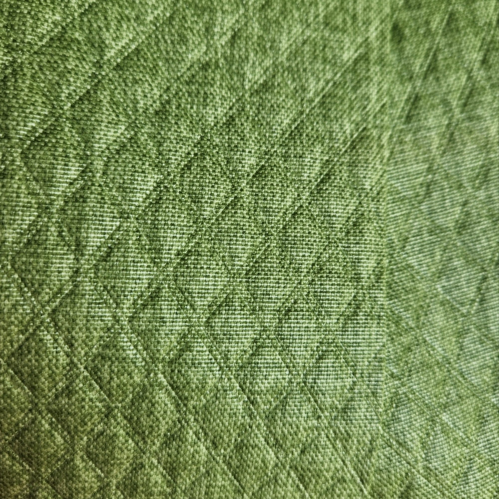 Solarium® Quilted McHusk Leaf 54" Outdoor Fabric5 Yards Diamond Tech Green